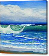 A Wave To Catch Canvas Print