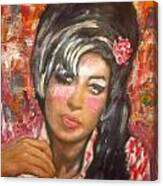 Amy Winehouse  #1 Canvas Print