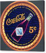 Coca - Cola Vintage Poster #4 Canvas Print