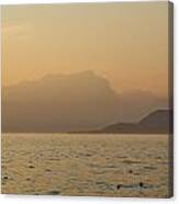 Lazise Sunset. Lago Di Garda #4 Canvas Print