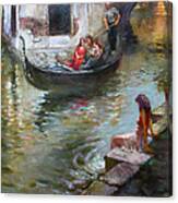 Romance In Venice  #4 Canvas Print