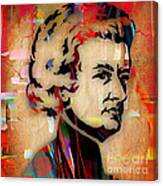 Wolfgang Amadeus Mozart Collection #4 Canvas Print