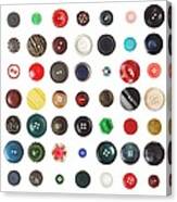 49 Buttons Canvas Print