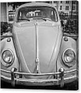 1962 Volkswagen Beetle Vw Bug Bw #5 Canvas Print