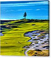 #5 At Chambers Bay Golf Course - Location Of The 2015 U.s. Open Tournament #5 Canvas Print
