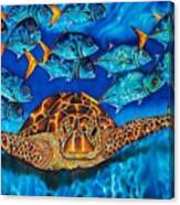 Green Sea Turtle Canvas Print