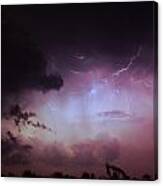 Our 1st Severe Thunderstorms In South Central Nebraska #3 Canvas Print