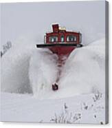 Canadian Pacific Snow Plow #6 Canvas Print