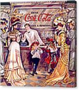 Coca - Cola Vintage Poster #6 Canvas Print