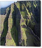 Scenic Aerial Views Of Kauai From Above #6 Canvas Print