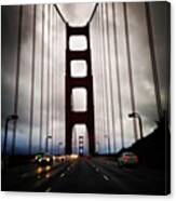 Dark Stormy Golden Gate Bridge Canvas Print