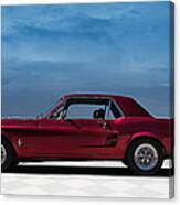 67 Mustang Canvas Print