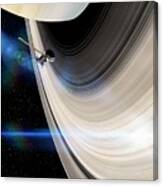 Cassini's Grand Finale At Saturn #7 Canvas Print