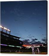 New York Mets V Colorado Rockies #7 Canvas Print