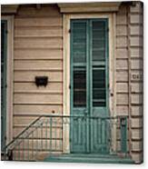 Stoop - French Quarter Canvas Print