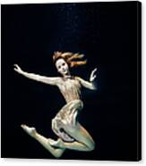 Ballet Dancer Underwater #8 Canvas Print