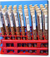 Food Samples In Test Tubes #8 Canvas Print