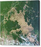 Deforestation In The Amazon #9 Canvas Print