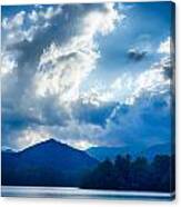 Lake Santeetlah In Great Smoky Mountains North Carolina #9 Canvas Print
