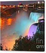 A Burst Of Color At Niagara Canvas Print