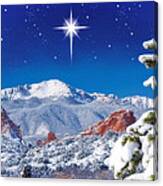 A Colorado Christmas Card Canvas Print