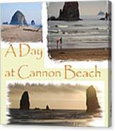 A Day On Cannon Beach Canvas Print