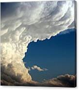 A Face In The Clouds Canvas Print