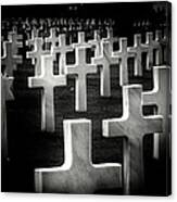 A Field Of Heroes Normandy France Canvas Print