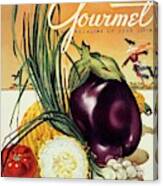 A Gourmet Cover Of Vegetables Canvas Print