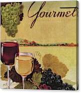 A Gourmet Cover Of Wine Canvas Print