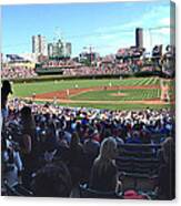 A Great Day At Wrigley Field Canvas Print