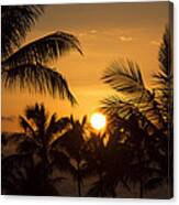 A Maui Sunset Canvas Print