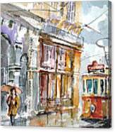 A Rainy Day In Istanbul Canvas Print