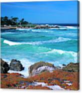 A Stretch Of Beach Along The Famed Canvas Print
