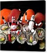 A Trooper Dance Party In My Sushi! Hehe Canvas Print