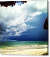 A #tropical #storm Is #coming To #spoil Canvas Print