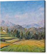 A Valley In Brianza Canvas Print