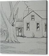 Abandoned House-ridgetown Canvas Print