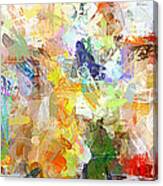 Abstract Collage Panorama Canvas Print