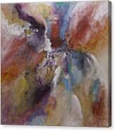 Abstract Contemporary Modern Painting On Canvas Canvas Print