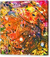 Abstract - Crayon - The Excitement Canvas Print
