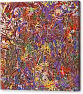 Abstract - Fabric Paint - String Theory Canvas Print