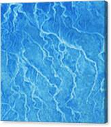 Abstract In Sea Blue Canvas Print