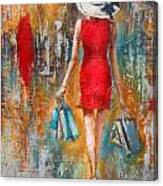 Abstract Lady 6 Canvas Print