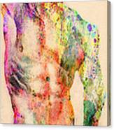 Abstractiv Body Canvas Print