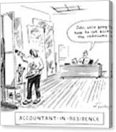 Accountant-in-residence: 
John Canvas Print