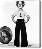 Actress Shirley Temple Canvas Print