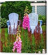 Adirondack Garden Canvas Print