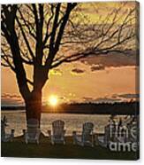Adirondack Sunset Canvas Print