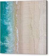 Aerial Beach View Canvas Print